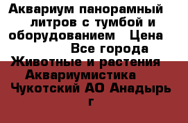 Аквариум панорамный 60 литров с тумбой и оборудованием › Цена ­ 6 000 - Все города Животные и растения » Аквариумистика   . Чукотский АО,Анадырь г.